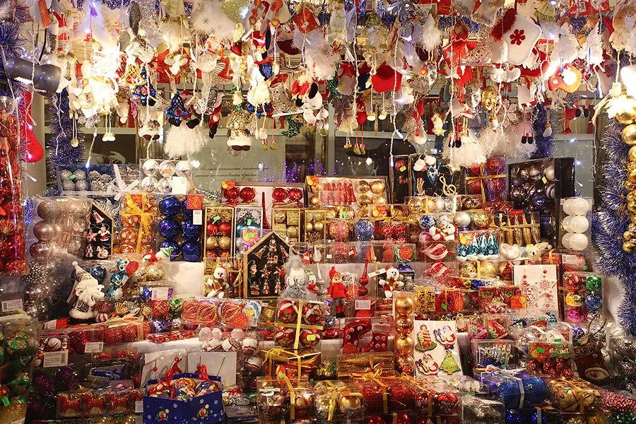 Новогодние украшения из Китая